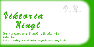 viktoria mingl business card